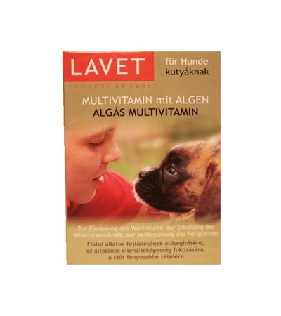 Lavet Algás Multivitamin tabletta kutyáknak, 50db