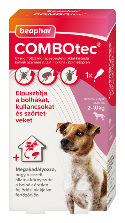 Beaphar-COMBOtec-kutya-Spot-on-Small-Dog---2-10kg-1x067ml